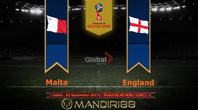  Prediksi Bola : Malta Vs England , Sabtu 02 September 2017 Pukul 01.45 WIB @ Global TV