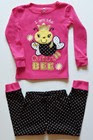 Toddler Girls Koala Kids I Am The Queen Bee Pajamas PJs Set Size 3T