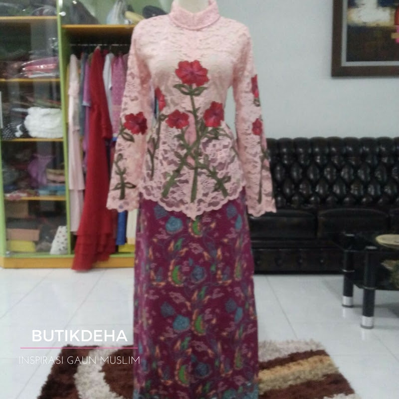 Kebaya Jupe - Butik  Jahit  Pesan  Jual  Baju  Gaun 