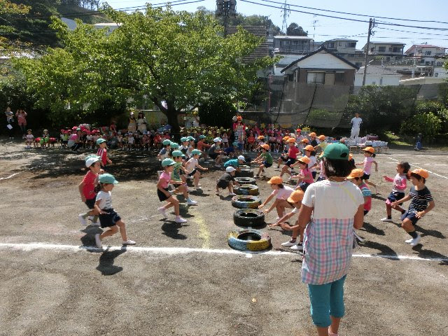 ミニミニ運動会 元気一杯 まぼりっ子