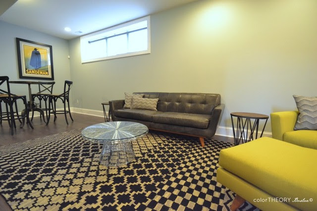 Winchester, Ma. - Contemporary - Basement - boston - by colorTHEORY ...