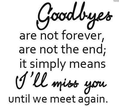 Image result for say goodbye