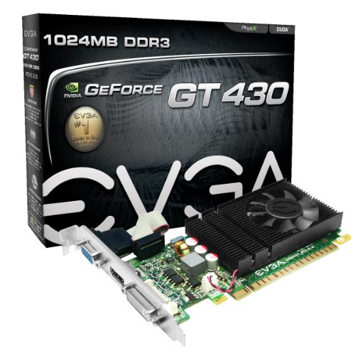 Evga GeForce GT 430 1 GB DDR3 PCI-Express 2.0 Graphics Card 01G-P3-1430-LR