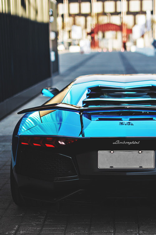 Blue Chrome LP760-4 Aventador Lamborghini Pictures, Photos 