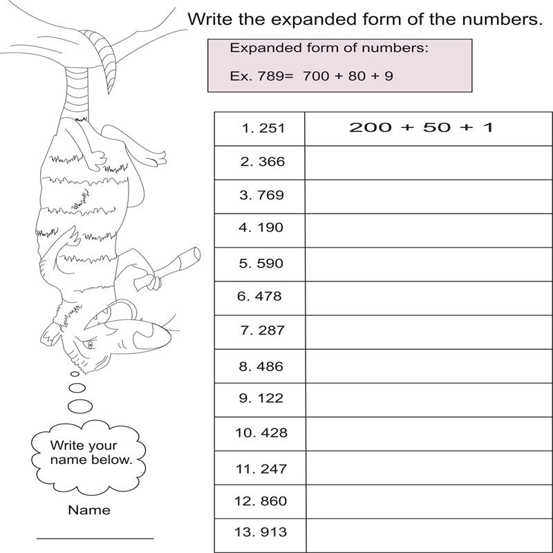 Expanded Form 2nd Grade - Lessons - Blendspace