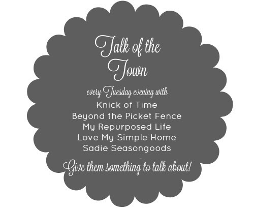 Talk of the Town link party button