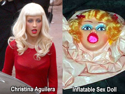 aguilera inflatable doll