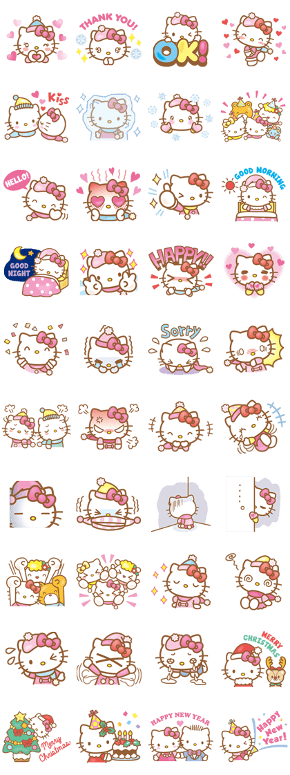  Hello  Kitty  Animated Stickers  Pop Up LINE Stickers 