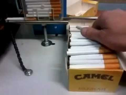 automatic rolling cigarette machine 2 - YouTube