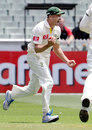 Michael Hussey caught Virender Sehwag at gully Michael Hussey caught Virender Sehwag at gully