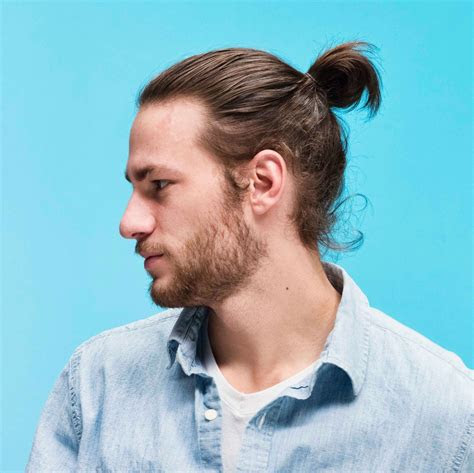 grow  man bun  steps  rocking  hairdo