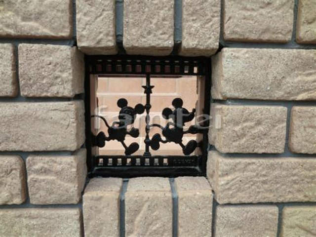 ミッキーの可愛いブロック飾り ファミリー庭園 大阪店 タカショー リフォームガーデンクラブ