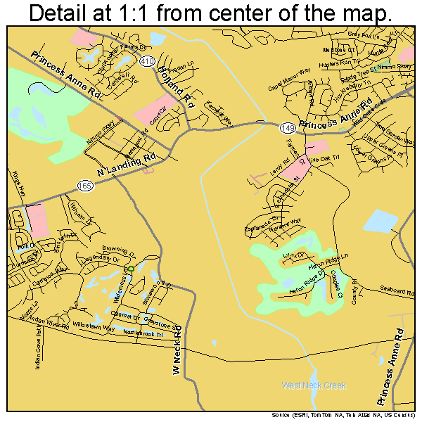 Map Of Virginia Beach