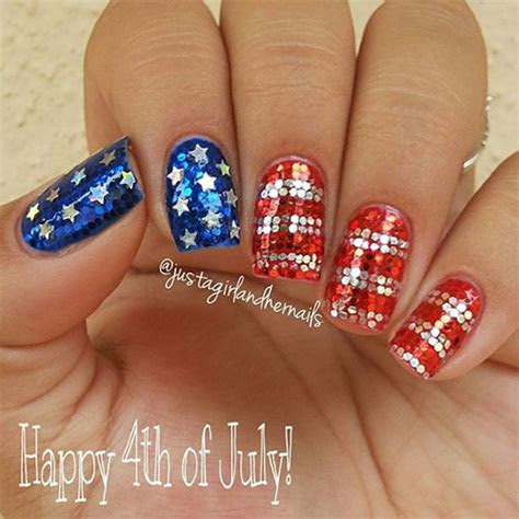 awesome   july acrylic nail art designs ideas