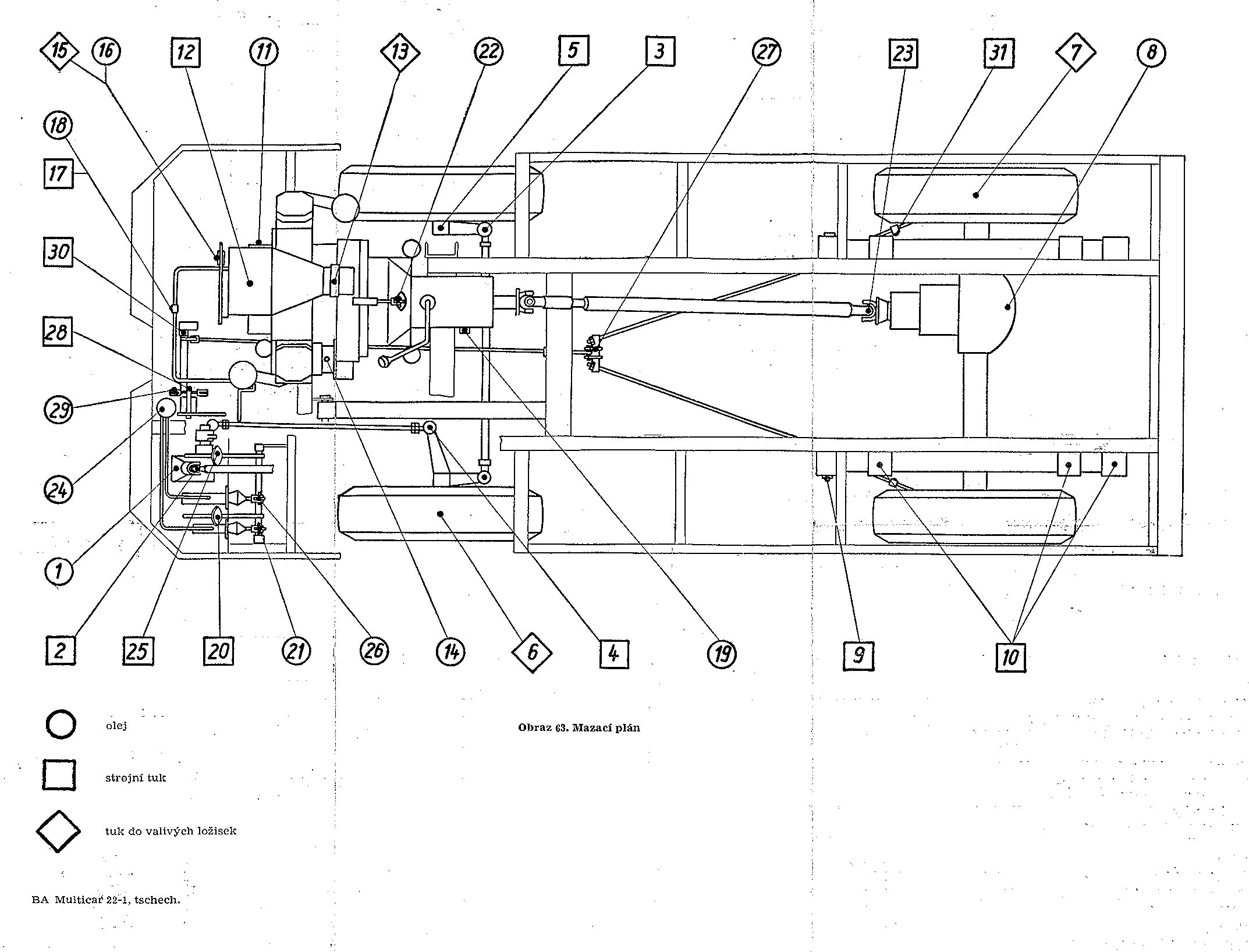 Multicar M25 Schaltplan Pdf - Reparatur Und Betriebsanleitung Fur Rs09