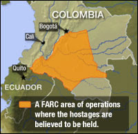 Map of Columbia