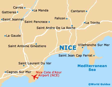Map of Nice