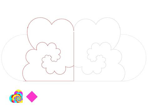  hearts paper weaving weaving crafts