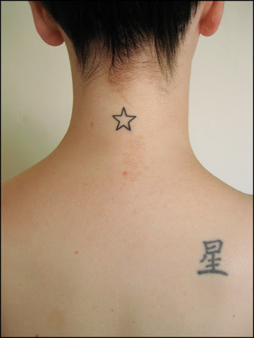  matching neck tattoos.