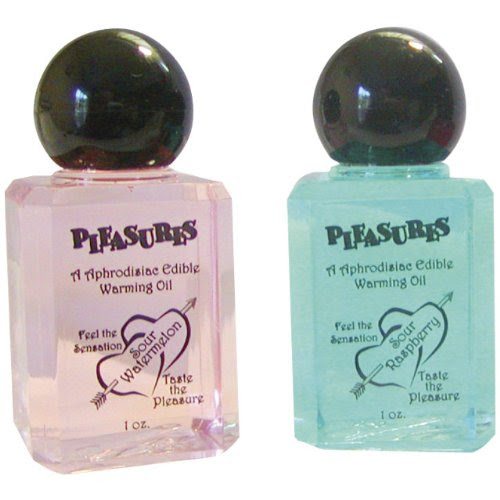 Pleasures Warm Oil: Champagne/Strawberry 1oz.