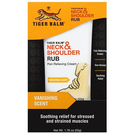 Tiger Balm Neck Shoulder Rub Vanishing Scent
