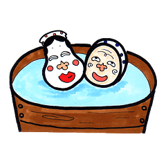 おかめとひょっとこ Lineスタンプ検索 Starcher スターチャー