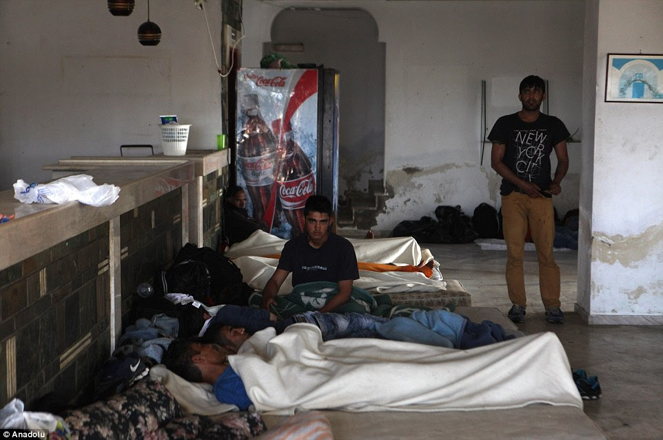 Kos (pictured) is proving to be a hugely popular destination for the desperate migrants, with an estimated 300 new arrivals every day