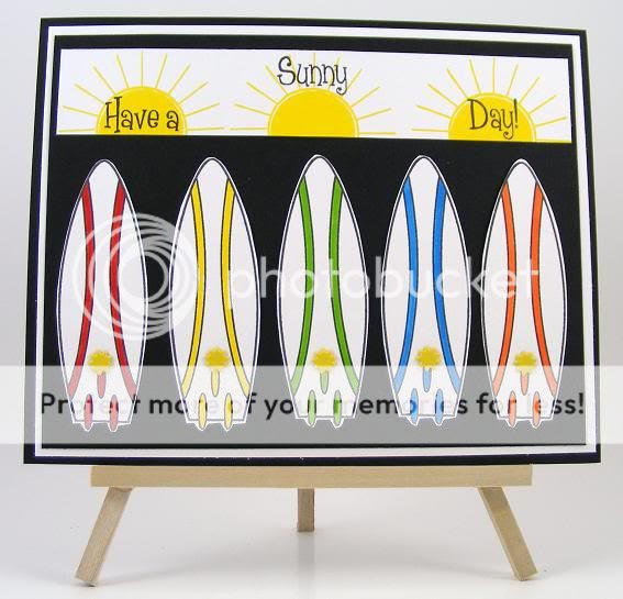 Sunny Surf Boards Card