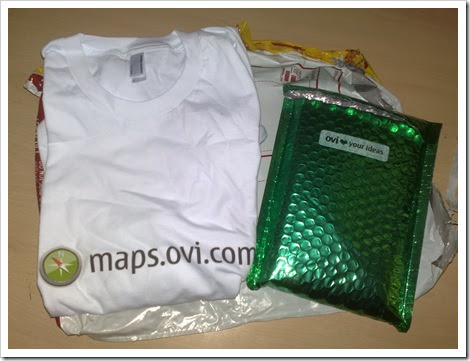 The opened parcel