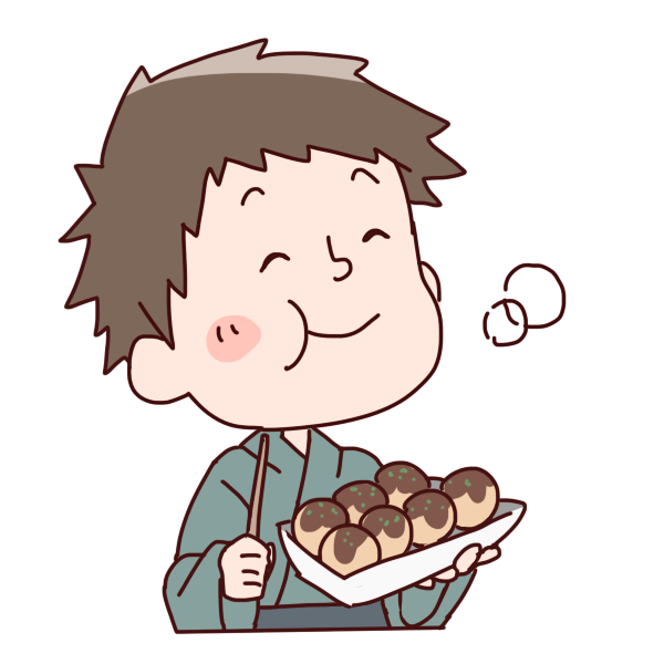 おいしいたこ焼きのイラスト かわいいフリー素材が無料のイラストレイン