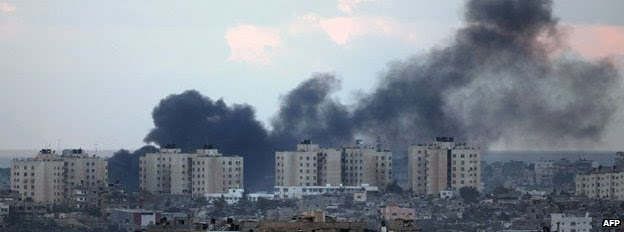 Ataque aéreo en el campo de refugiados de Jabalia