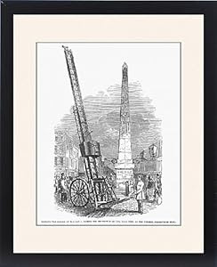 FIRE ESCAPE LADDER, 1849. /nA new fire escape ladder on display in London. Wood Framed Print