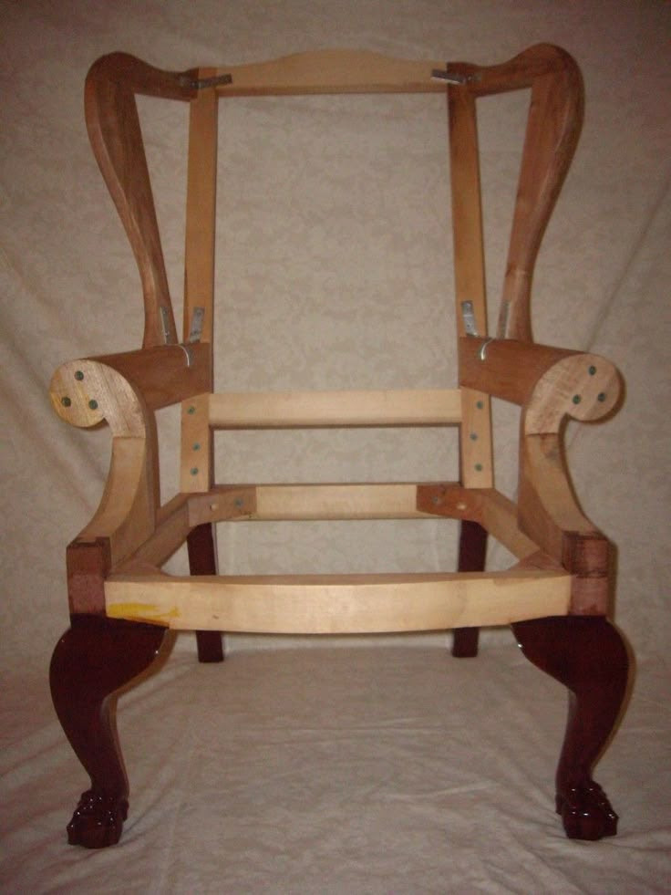 wingback chair frame plans - Google Search | "Ebanistería 