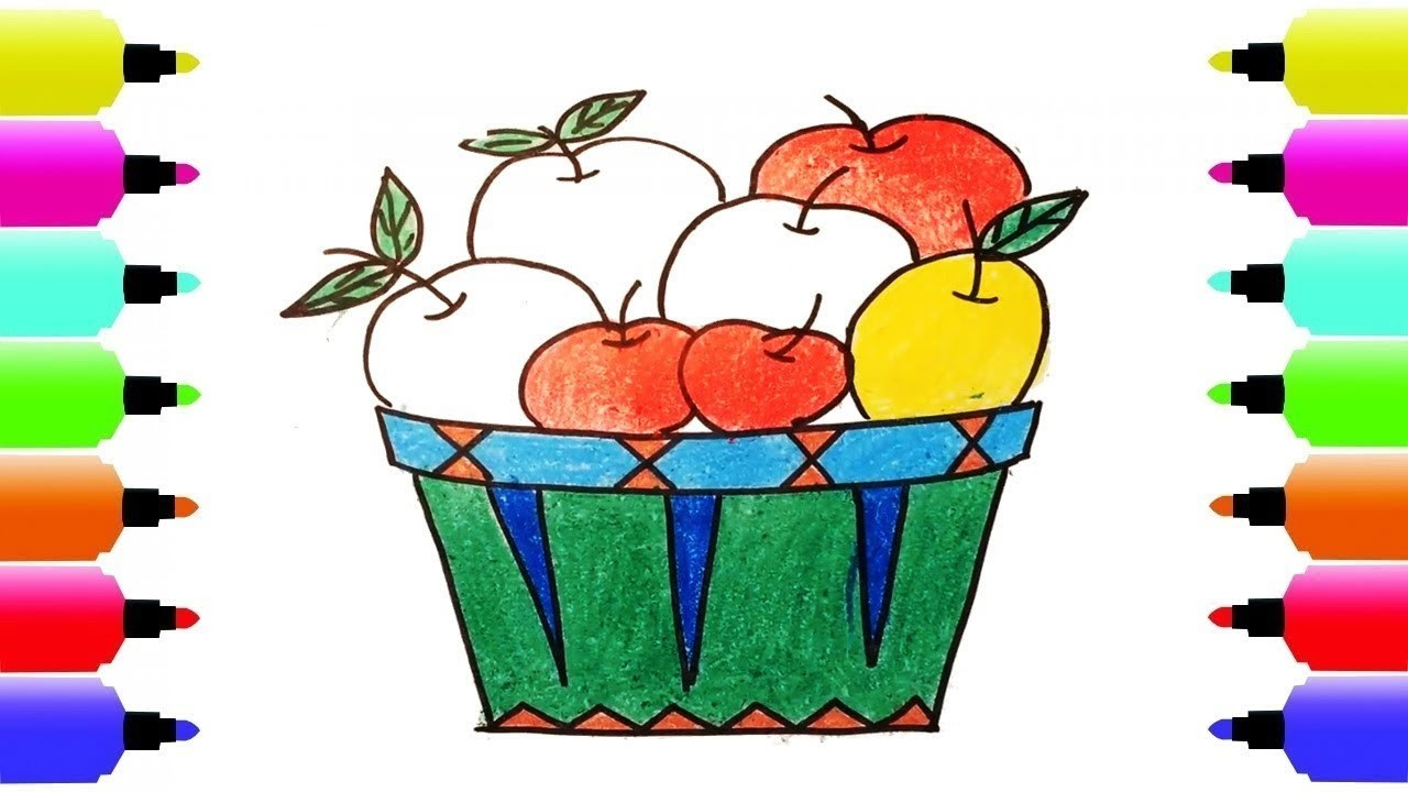 Fruit Basket Drawing | Free download on ClipArtMag
