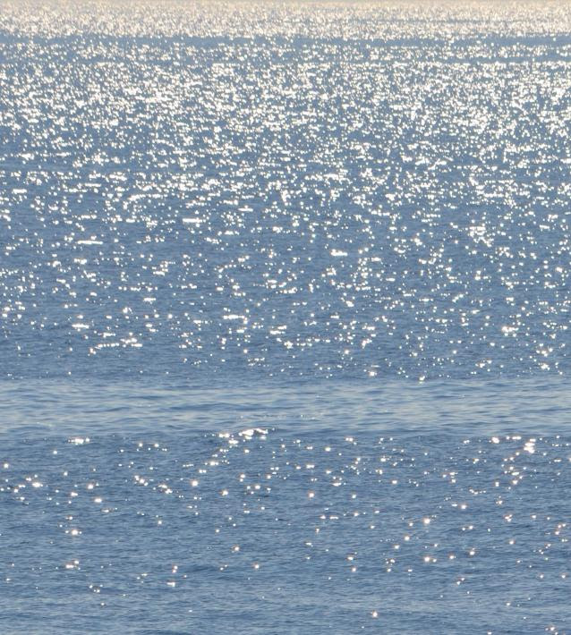 ロスの細道 キラキラ 海