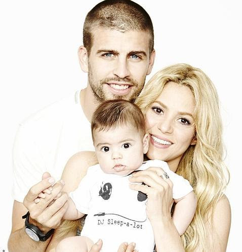 Shakira y Milan felicitan a Piqué por el día del padre en ...