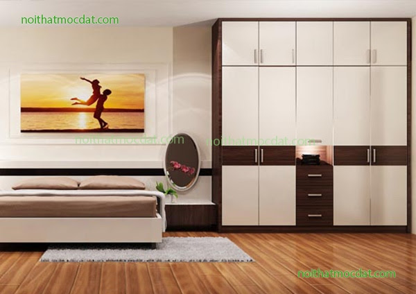 Tủ Quần Ao Gỗ Cong Nghiệp Cao Cấp Ha Nội