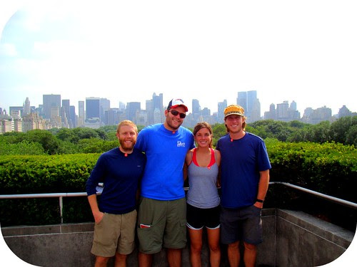 Brock, Josh, Me & Mike on top of the MET!