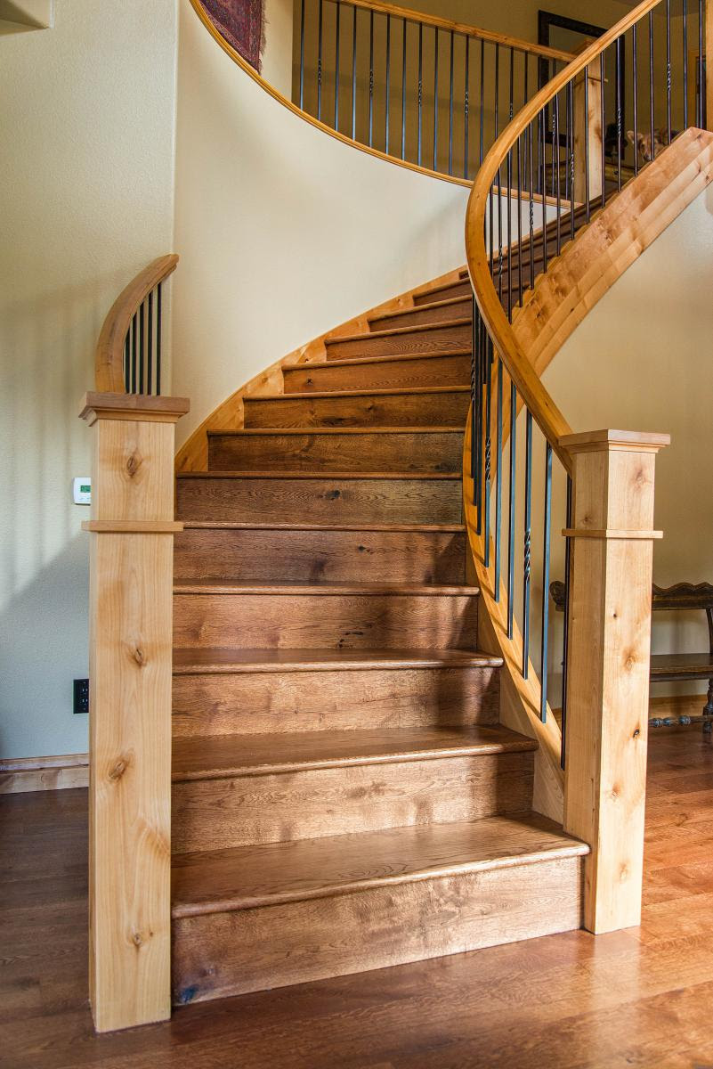 Stairs & Hand Rails | Hardwood Flooring Colorado | Ward