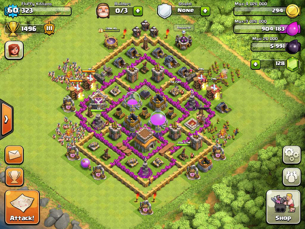 Clash of Clans Bases Town Hall Level 8