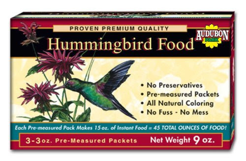 Audubon Hummingbird Food 3-Ounce Packet, 3-Pack