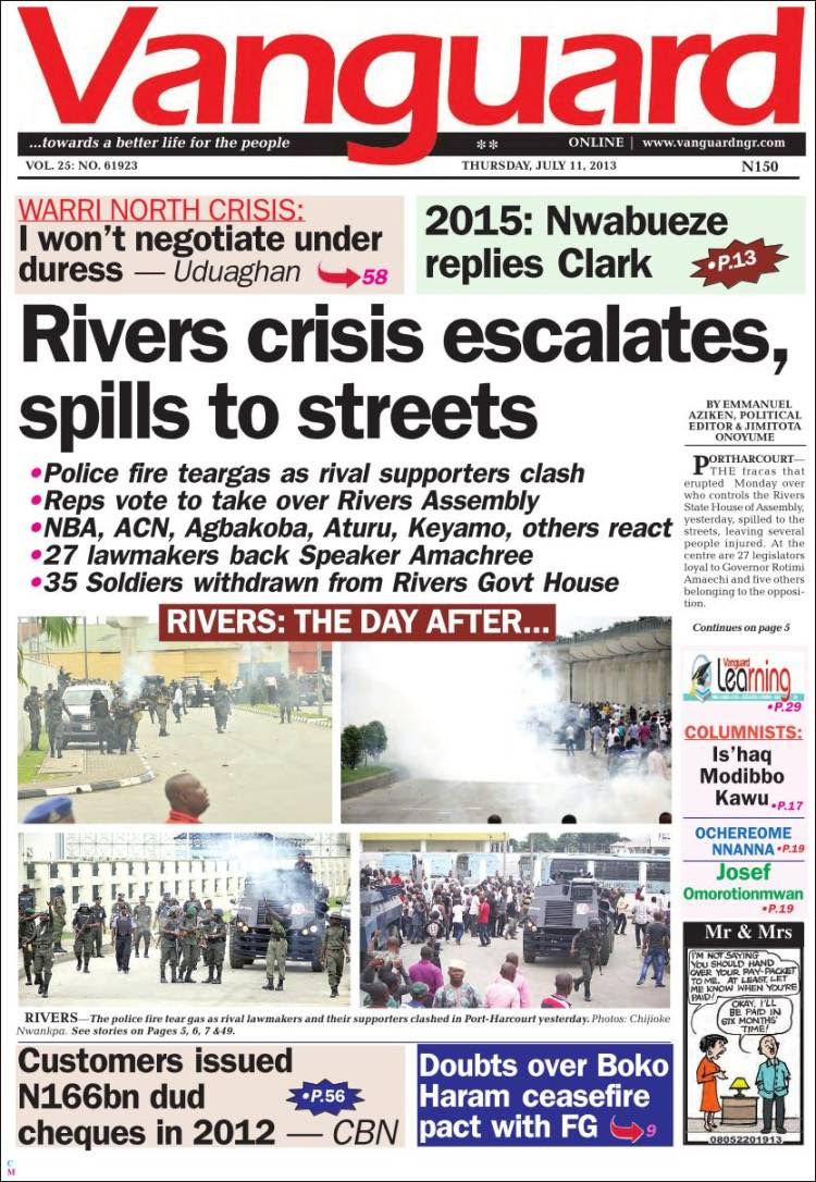 Newspaper Nigeria Today