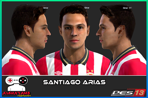 PES 2013 Santiago Arias Face