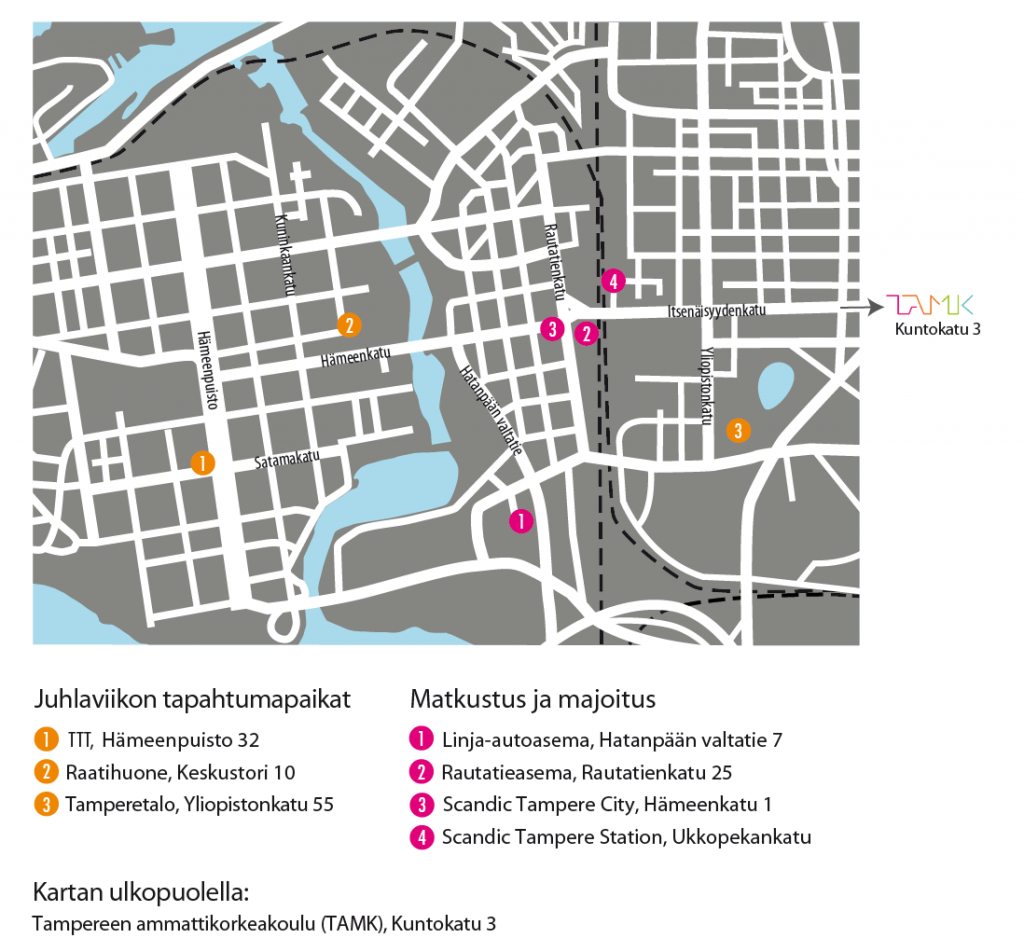 tampereen linja autoasema kartta Kartat | Insinöörikoulutusta 100 vuotta tampereen linja autoasema kartta