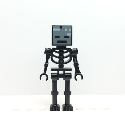 レゴパーツ販売 ぶりっくたまご レゴ ミニフィグ ミニフィグ マインクラフト ウィザー スケルトン Min025