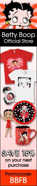 15% Off in the Betty Boop Official Store!