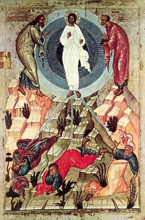 The Transfiguration of Christ. Matthew 17. Byz...