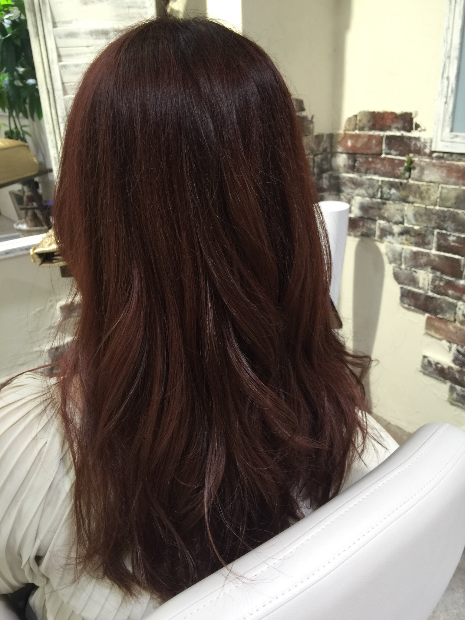 アッシュ系からレッド系ブラウンにしてみた ミネコラ質感矯正 などヘアケア トリートメントに特化した渋谷の美容室セルサスの公式サイトです