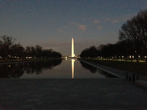 Running the monuments at night