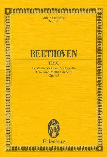 STRING TRIO OP9 NO3 C MINOR  STUDY SCORE (Edition Eulenburg)